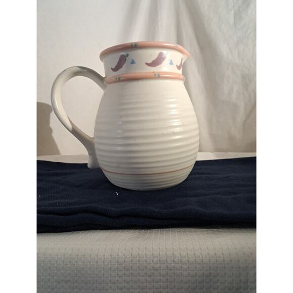 Southwestern Treasure Craft TAOS USA Pitcher Ceramic Chili Pepper Design - Picture 4 of 6